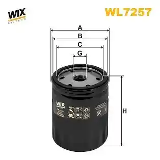WIX FILTERS WL7257 WIX FILTERS WL7257