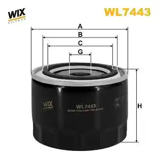 WIX FILTERS WL7443 WIX FILTERS WL7443