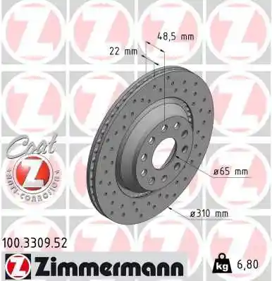 ZIMMERMANN 100.3309.52 ZIMMERMANN 100.3309.52