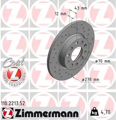 ZIMMERMANN 110.2213.52 ZIMMERMANN 110.2213.52