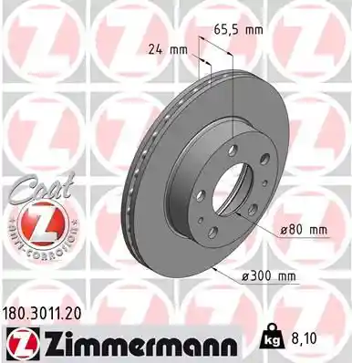 ZIMMERMANN 180.3011.20 ZIMMERMANN 180.3011.20