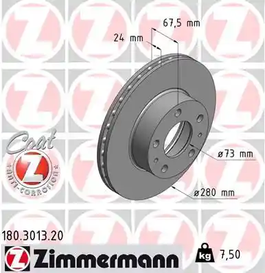 ZIMMERMANN 180.3013.20 ZIMMERMANN 180.3013.20