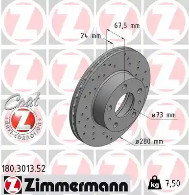 ZIMMERMANN 180.3013.52 ZIMMERMANN 180.3013.52
