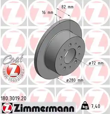 ZIMMERMANN 180.3019.20 ZIMMERMANN 180.3019.20