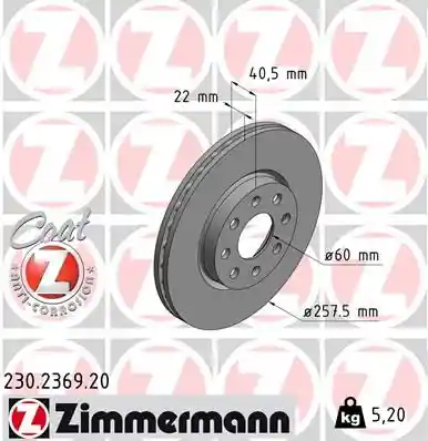 ZIMMERMANN 230.2369.20 ZIMMERMANN 230.2369.20