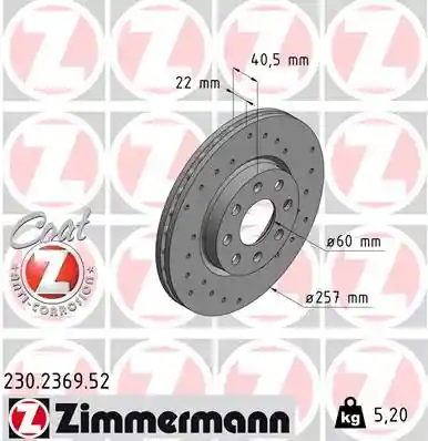 ZIMMERMANN 230.2369.52 ZIMMERMANN 230.2369.52
