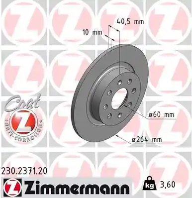 ZIMMERMANN 230.2371.20 ZIMMERMANN 230.2371.20