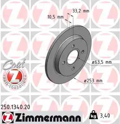 ZIMMERMANN 250.1340.20 ZIMMERMANN 250.1340.20