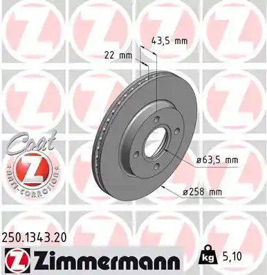 ZIMMERMANN 250.1343.20 ZIMMERMANN 250.1343.20