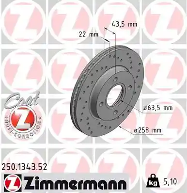 ZIMMERMANN 250.1343.52 ZIMMERMANN 250.1343.52