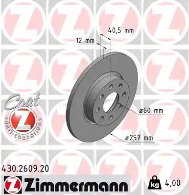 ZIMMERMANN 430.2609.20 ZIMMERMANN 430.2609.20