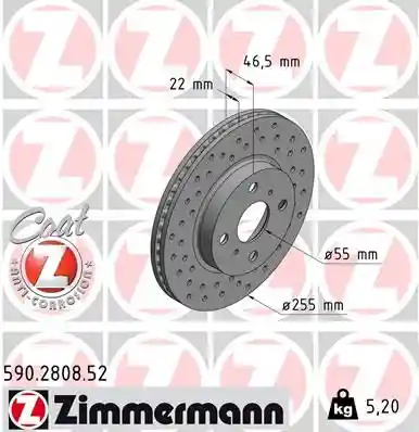 ZIMMERMANN 590.2808.52 ZIMMERMANN 590.2808.52