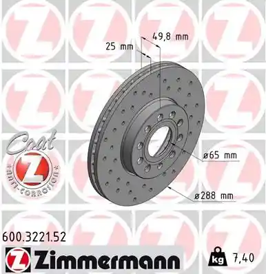 ZIMMERMANN 600.3221.52 ZIMMERMANN 600.3221.52