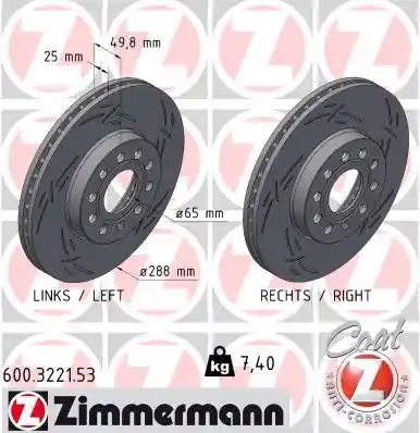 ZIMMERMANN 600.3221.53 ZIMMERMANN 600.3221.53